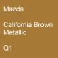 Preview: Mazda, California Brown Metallic, Q1.